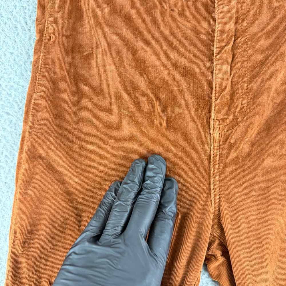 Free People Just Float On Flare Jeans Womens 27 Rust Orange Corduroy Bell Bottom - Picture 2 of 16